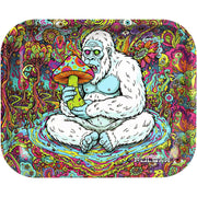 Pulsar Metal Rolling Tray - Trippin' Yeti / 13"x 11"