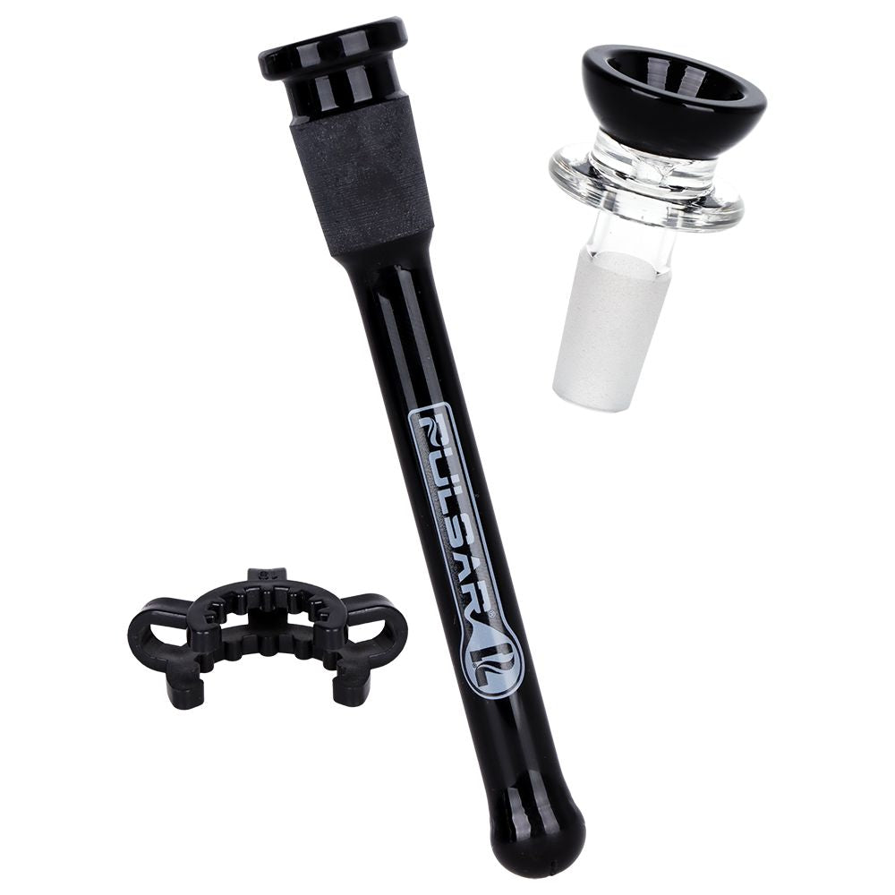 Pulsar Flared Beaker Glass Water Pipe w/ Ice Restriction - 9.75" / 14mm F