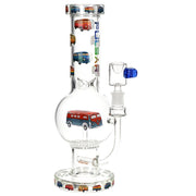 Pulsar VW Bus Bubble Base Glass Water Pipe - 12.25" / 14mm F