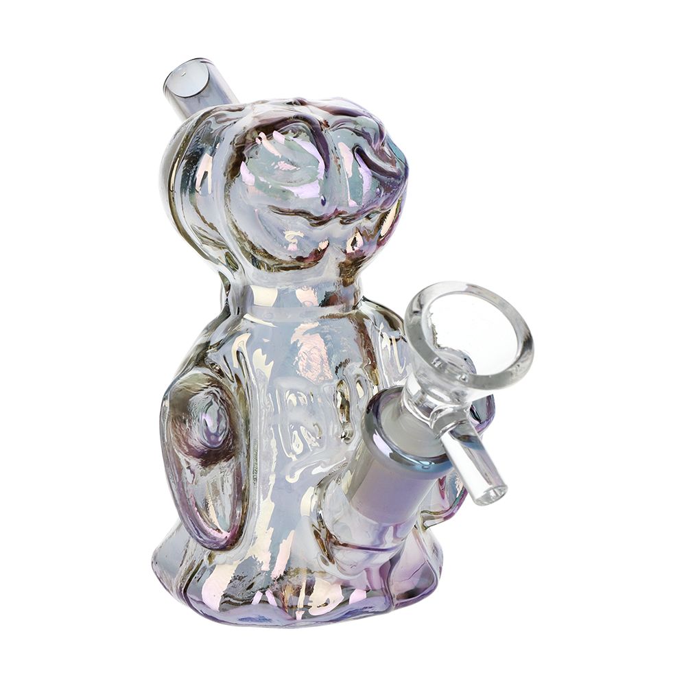 SeshGear 4CT BUNDLE - SeshGear Jack-O-Lantern Ghost Glass Bubbler - 4" / Assorted Colors