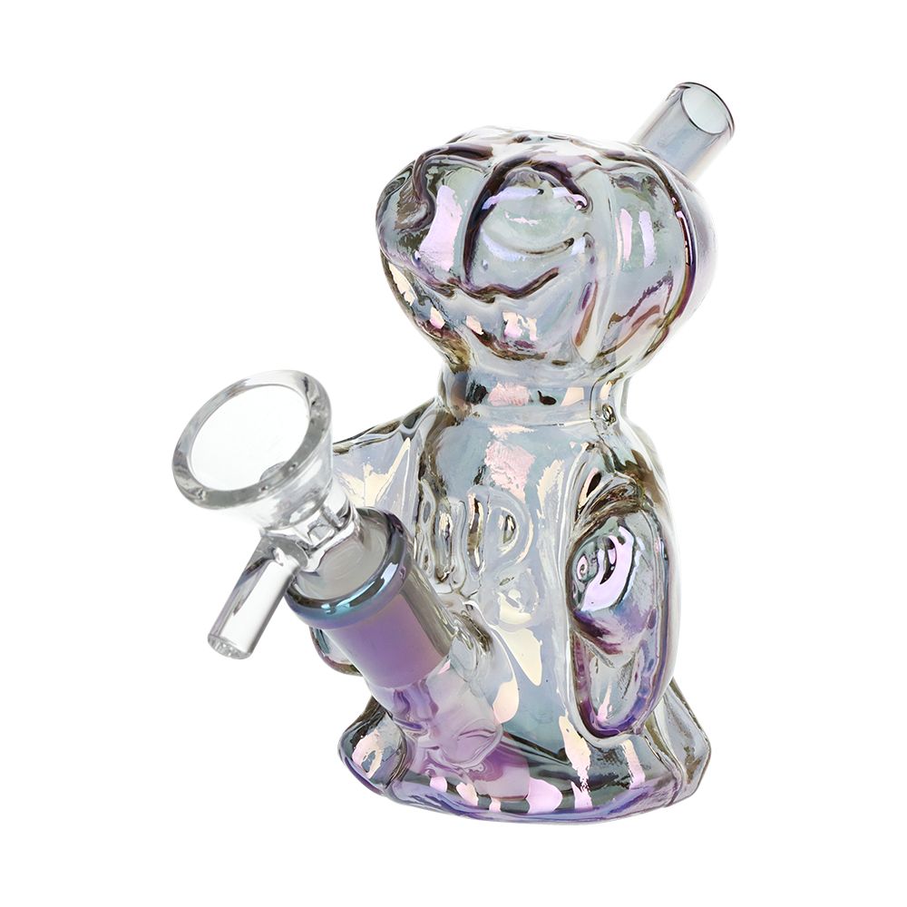 SeshGear 4CT BUNDLE - SeshGear Jack-O-Lantern Ghost Glass Bubbler - 4" / Assorted Colors