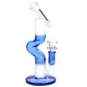 Pulsar Two-Tone U-Bend Tube Glass Water Pipe - 9.5" / 14mm F