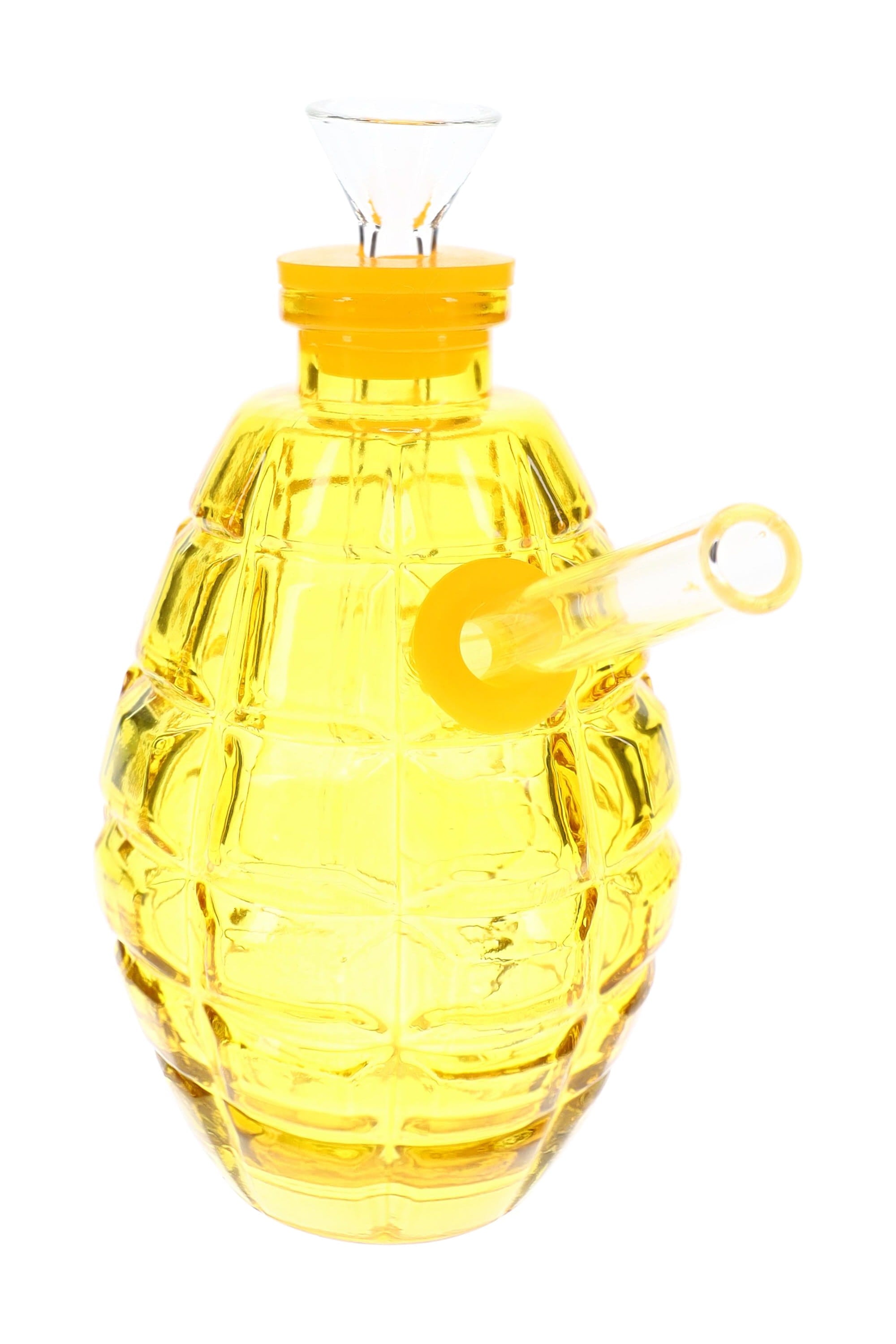 Primate Glass Colored Glass Grenade Bong “Blast Buddy” – 4½″