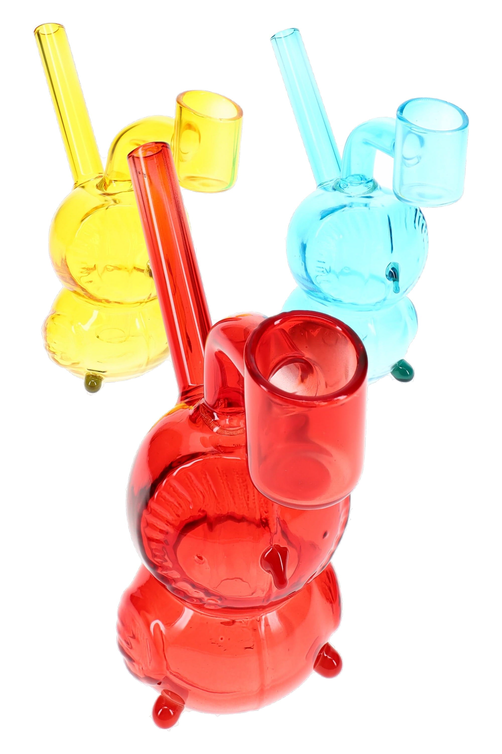 Primate Glass Owl Dab Rig “Night Watch” – 4½″ – Assorted Colors