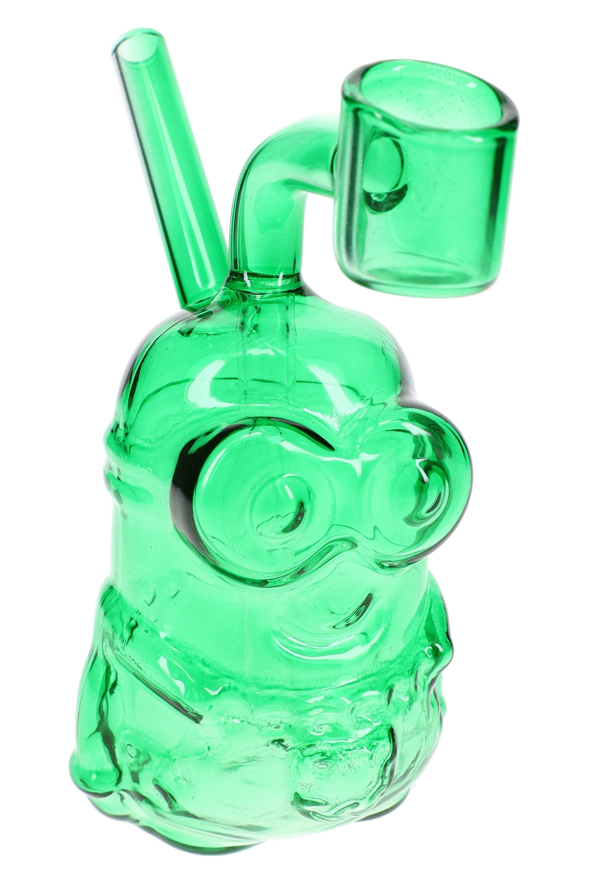 Primate Glass Little Worker Dab Rig “Tiny Toiler” – 5″ – Assorted Colors