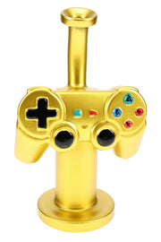 Primate Glass Game Controller Bong “Button Masher” – Showerhead Perc – 8½″ – Assorted Colors