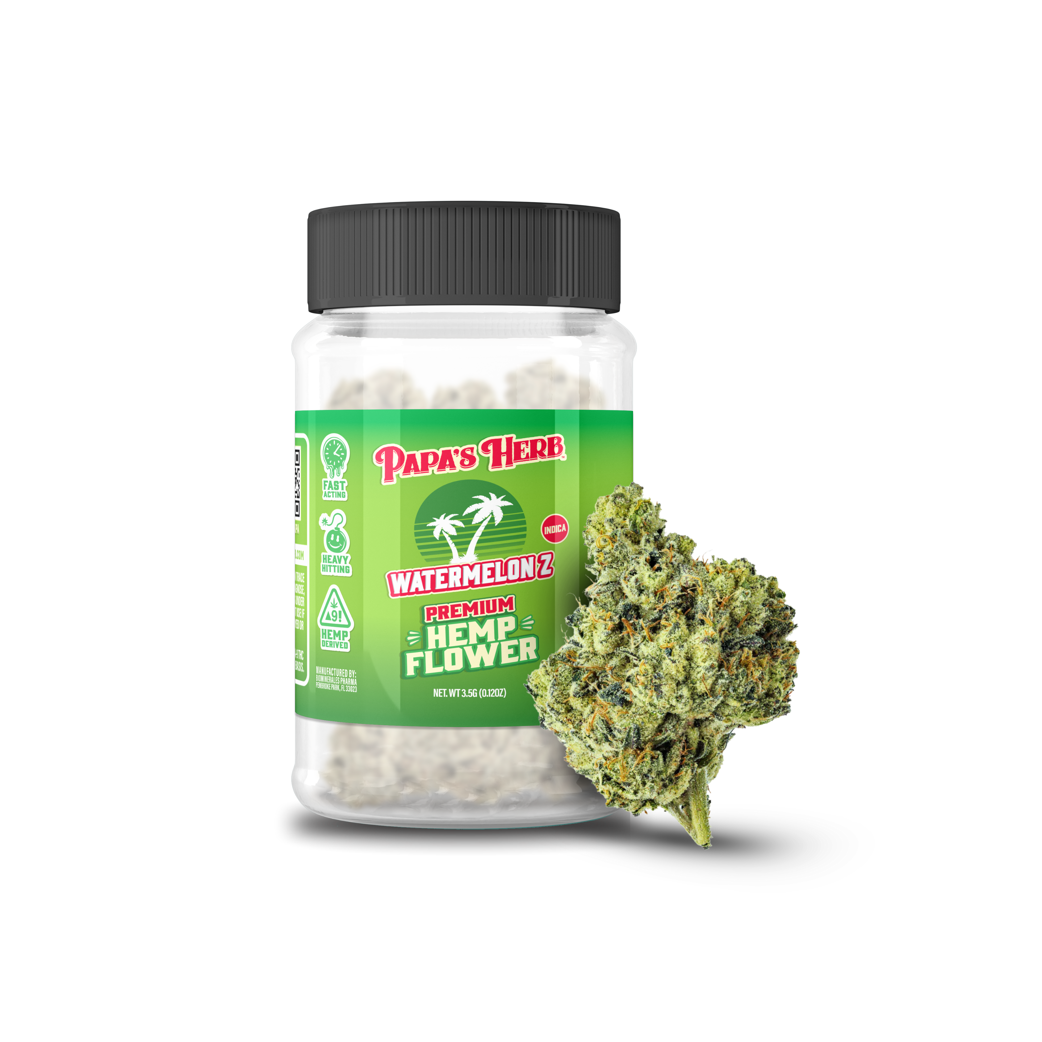 Papa's Herb WATERMELON Z INDOOR THCa FLOWER