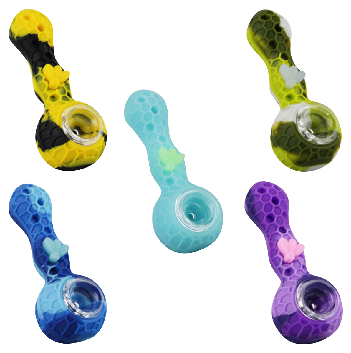 Silicone Bee Durable Hand Pipe