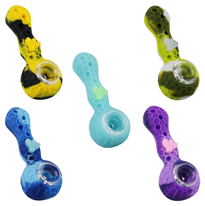 Silicone Bee Durable Hand Pipe