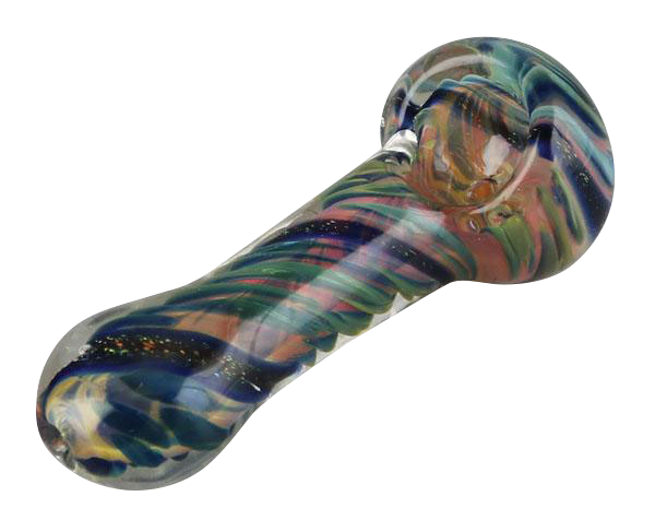Spiral Fumed Dicro Glass Hand Pipe
