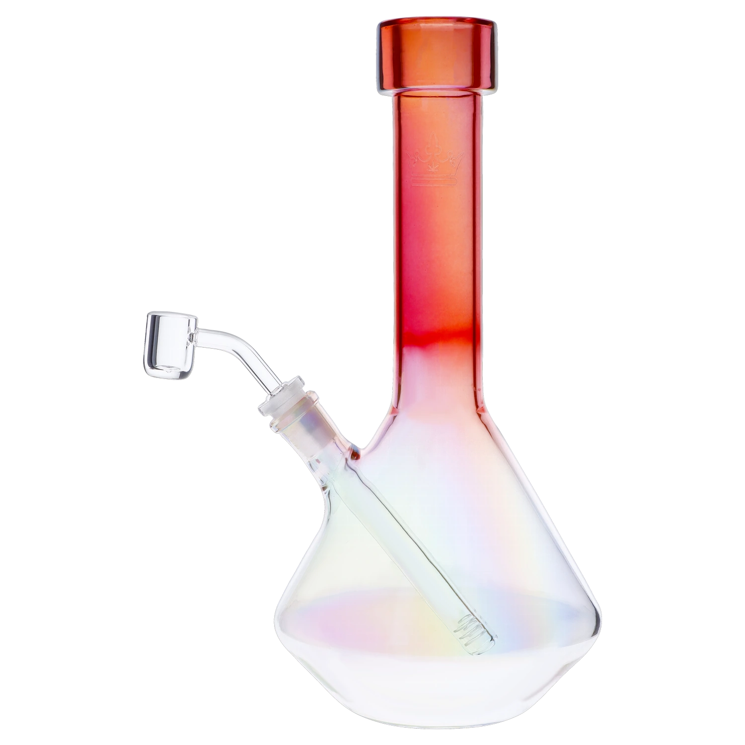 Queen of Bud Rose Quartz Dual Use Bong - 12 in.