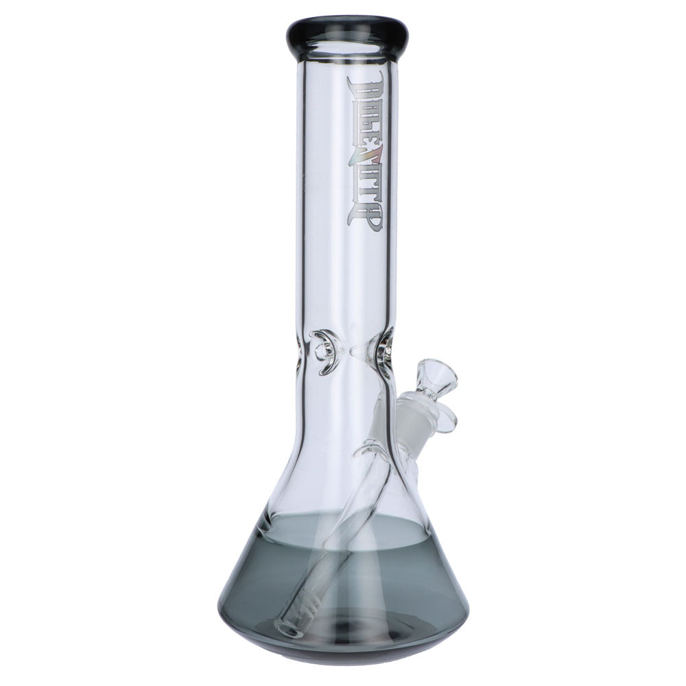 Dopezilla New York Beaker Base Ice Bong | Transparent Black | side view 4