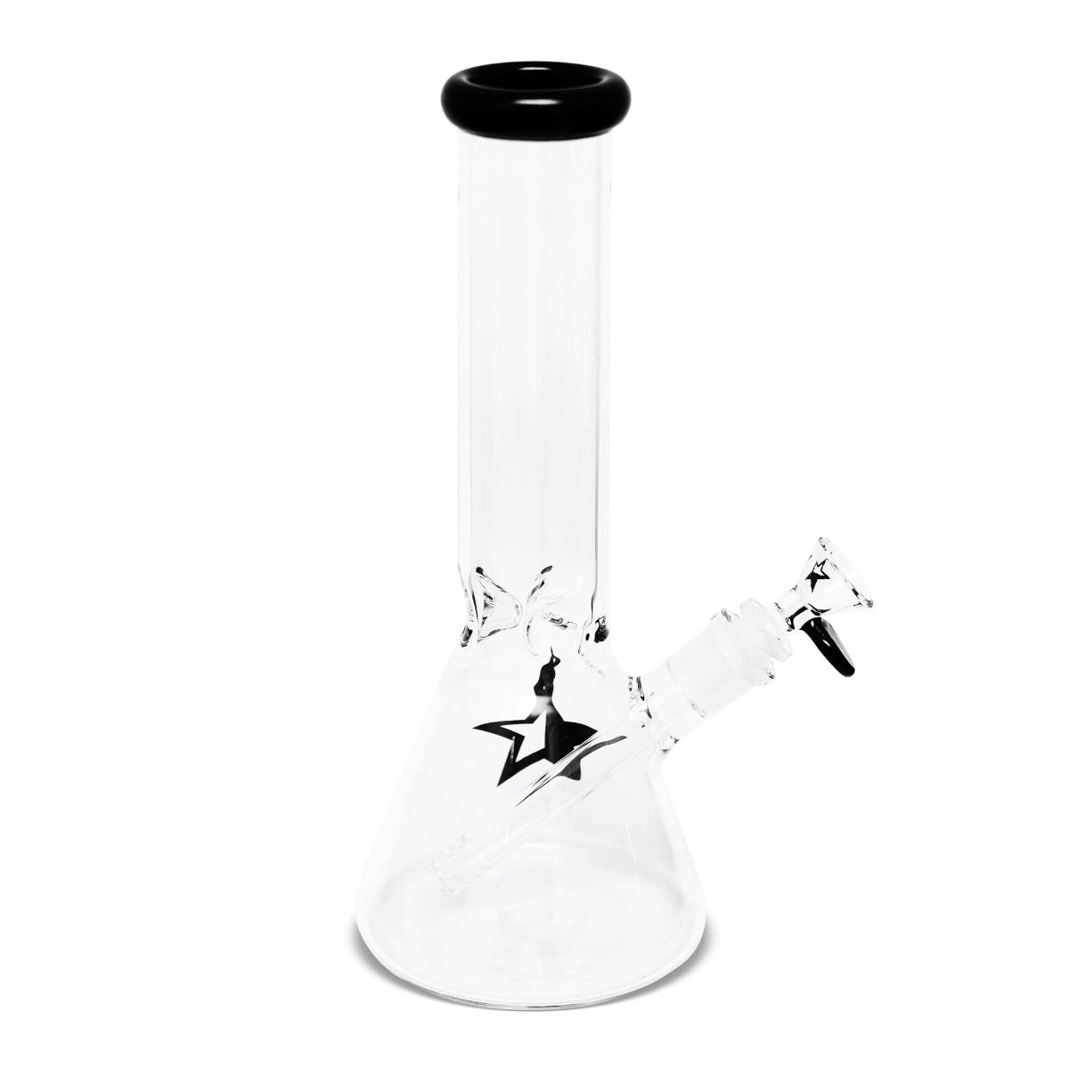 Famous X Beaker Base Ice Bong | 12 Inch | side view 1
