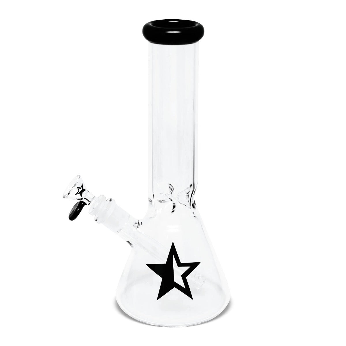 Famous X Beaker Base Ice Bong | 12 Inch | side view 2
