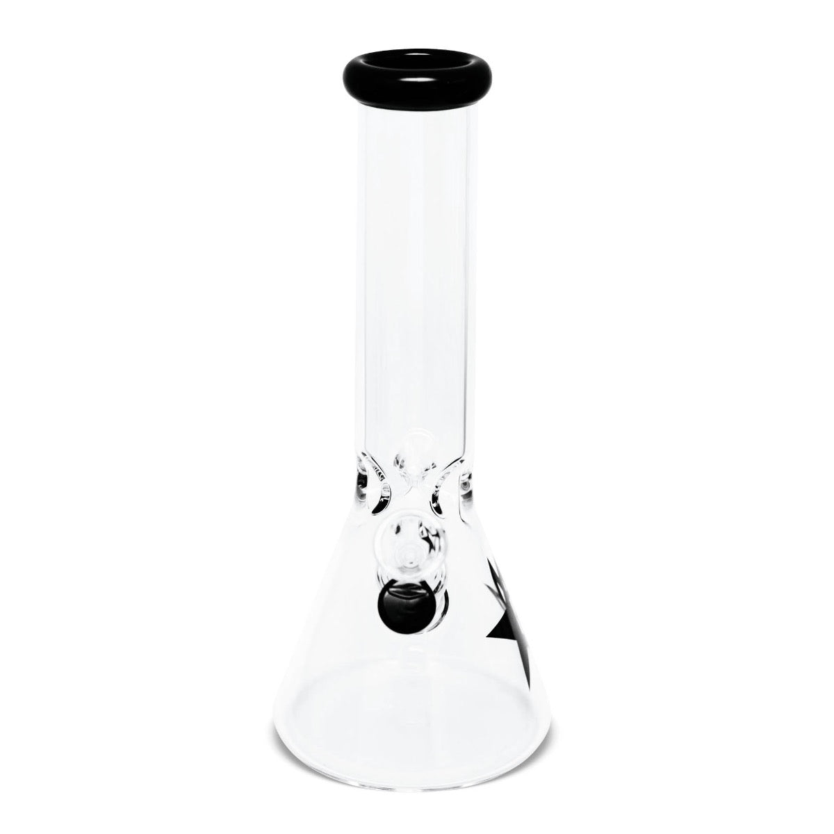Famous X Beaker Base Ice Bong | 12 Inch | front view