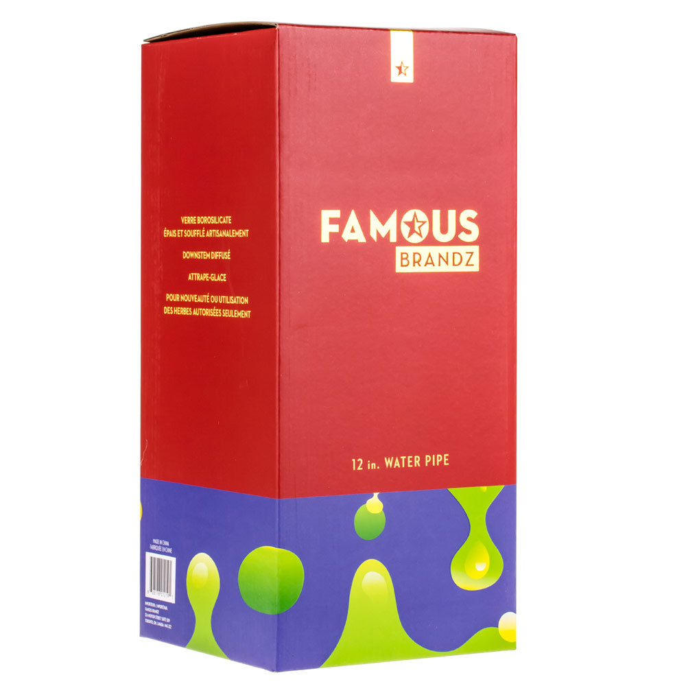 Famous Brandz Glass Beaker Ice Bong | Privilege - Custom Box