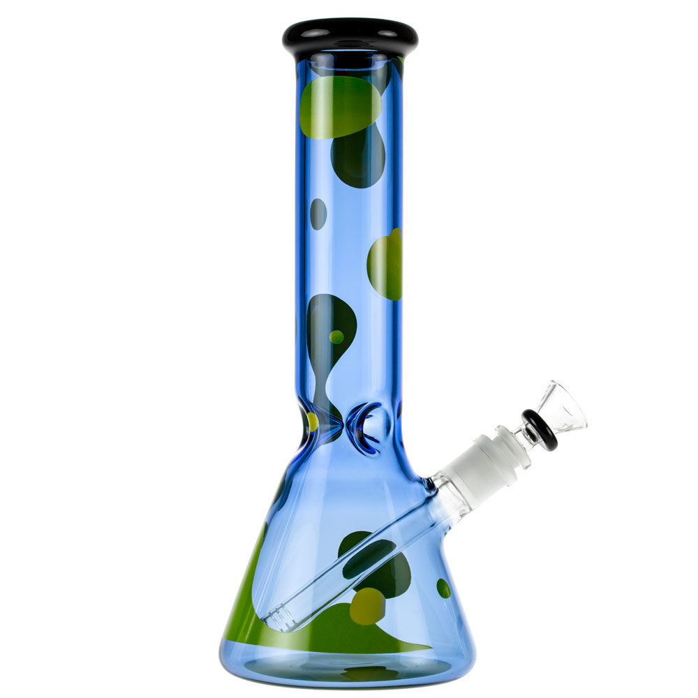 Famous Brandz Glass Beaker Ice Bong | Privilege - Side View 4
