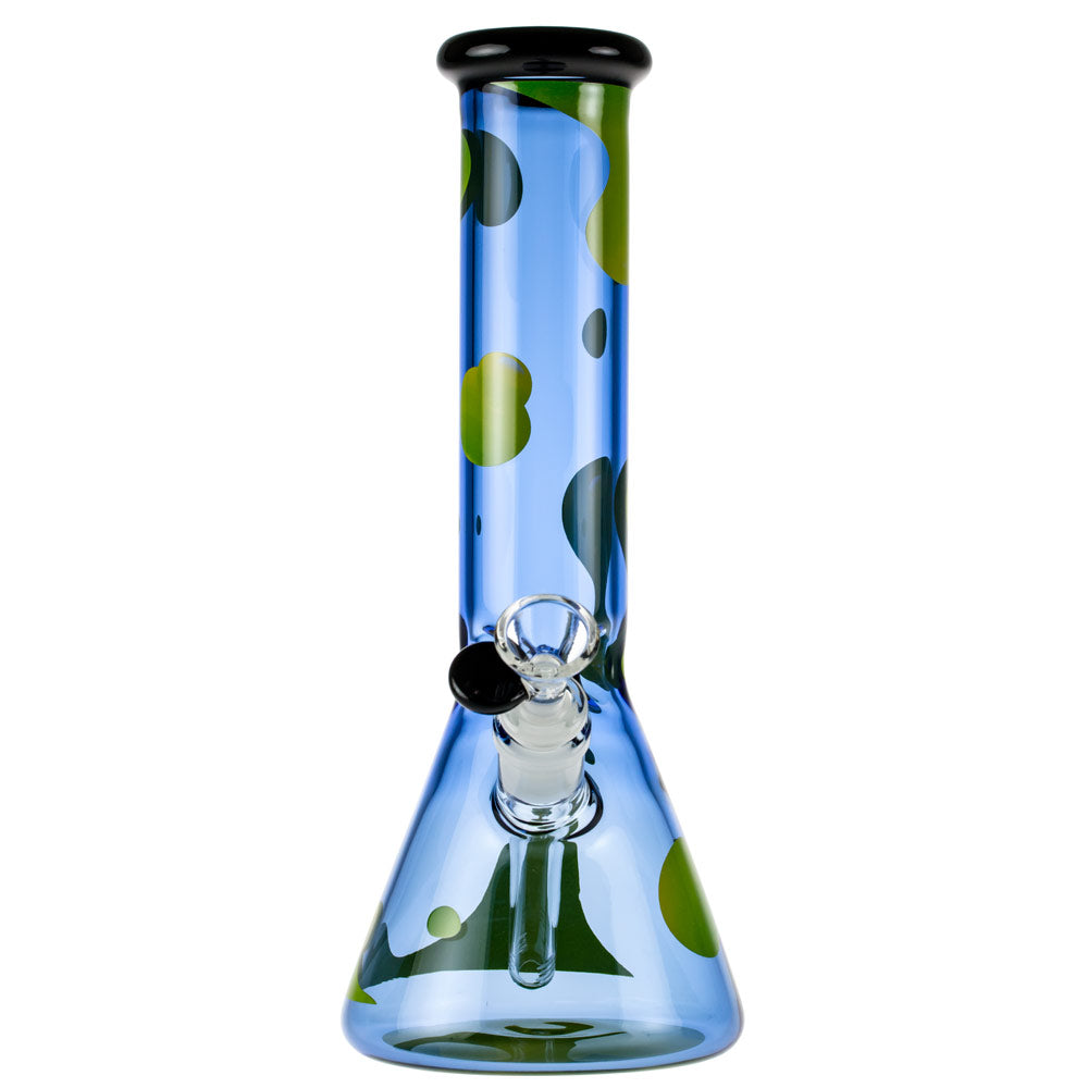 Famous Brandz Glass Beaker Ice Bong | Privilege - Front View 