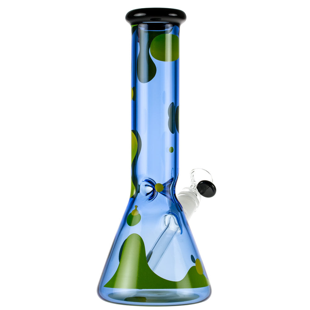 Famous Brandz Glass Beaker Ice Bong | Privilege - Side View 3