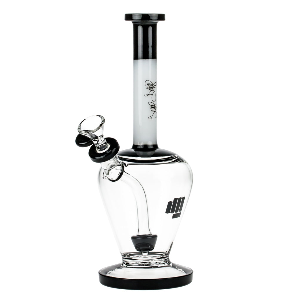 Snoop Dogg Pounds JFK Bubble Base Bong with Showerhead Perc | Black - Left Side View 