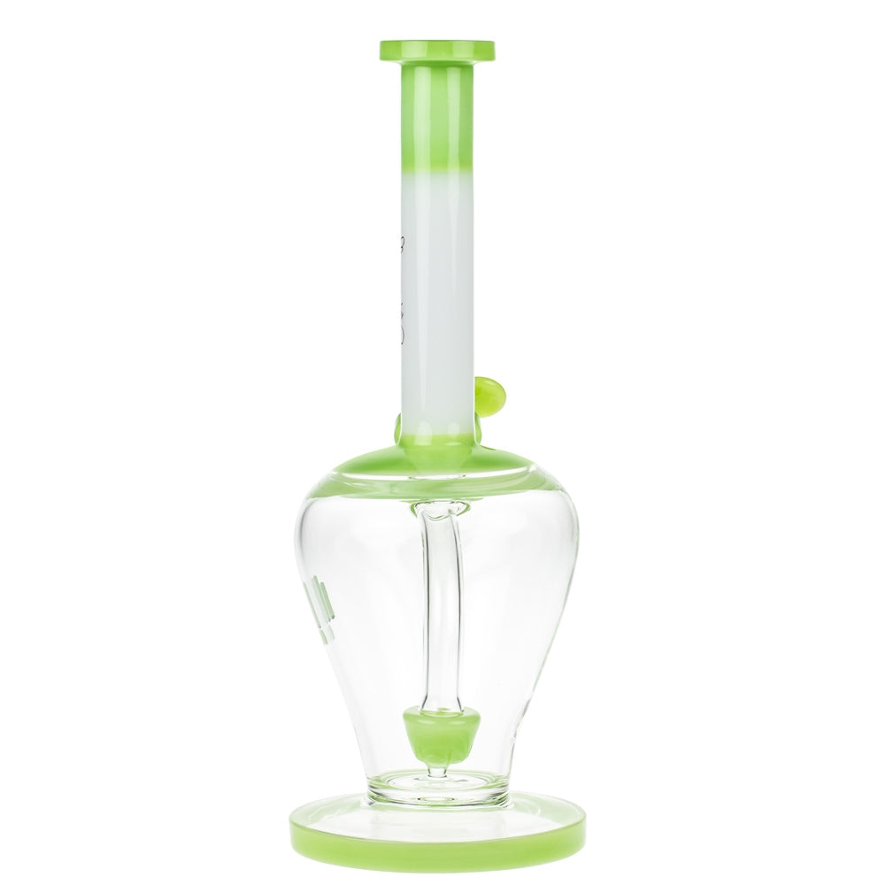 Snoop Dogg Pounds JFK Bubble Base Bong with Showerhead Perc | Green - Back View 