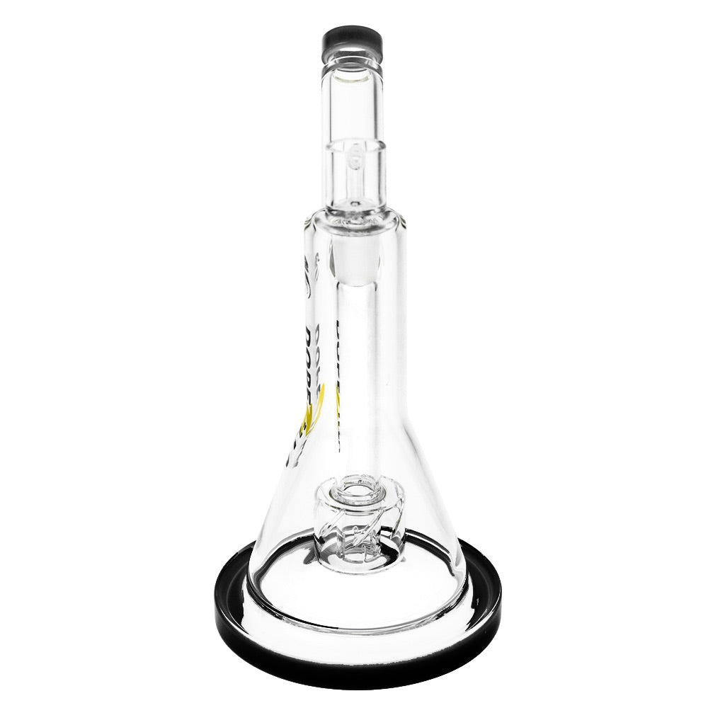 Dopezilla Glass Basilisk Dab Rig | 9 Inches | Black | Front view 
