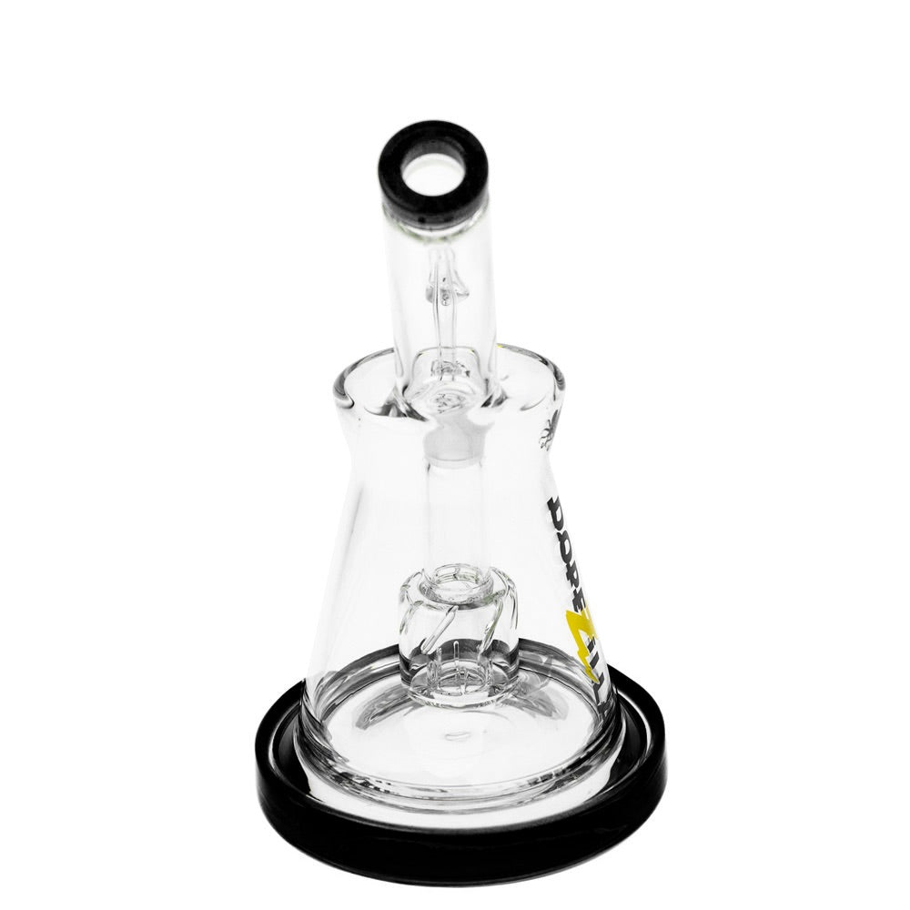 Dopezilla Kraken Dab Rig | 8 Inch | Black | back view 