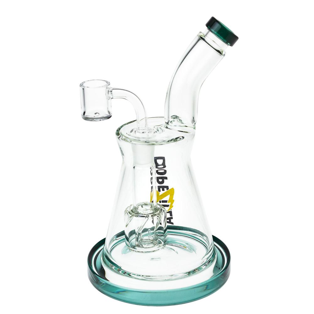 Dopezilla Kraken Dab Rig | 8 Inch | Teal - side view 2
