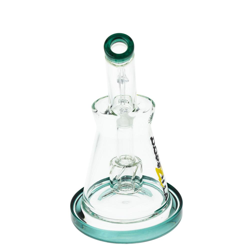 Dopezilla Kraken Dab Rig | 8 Inch | Teal - back view