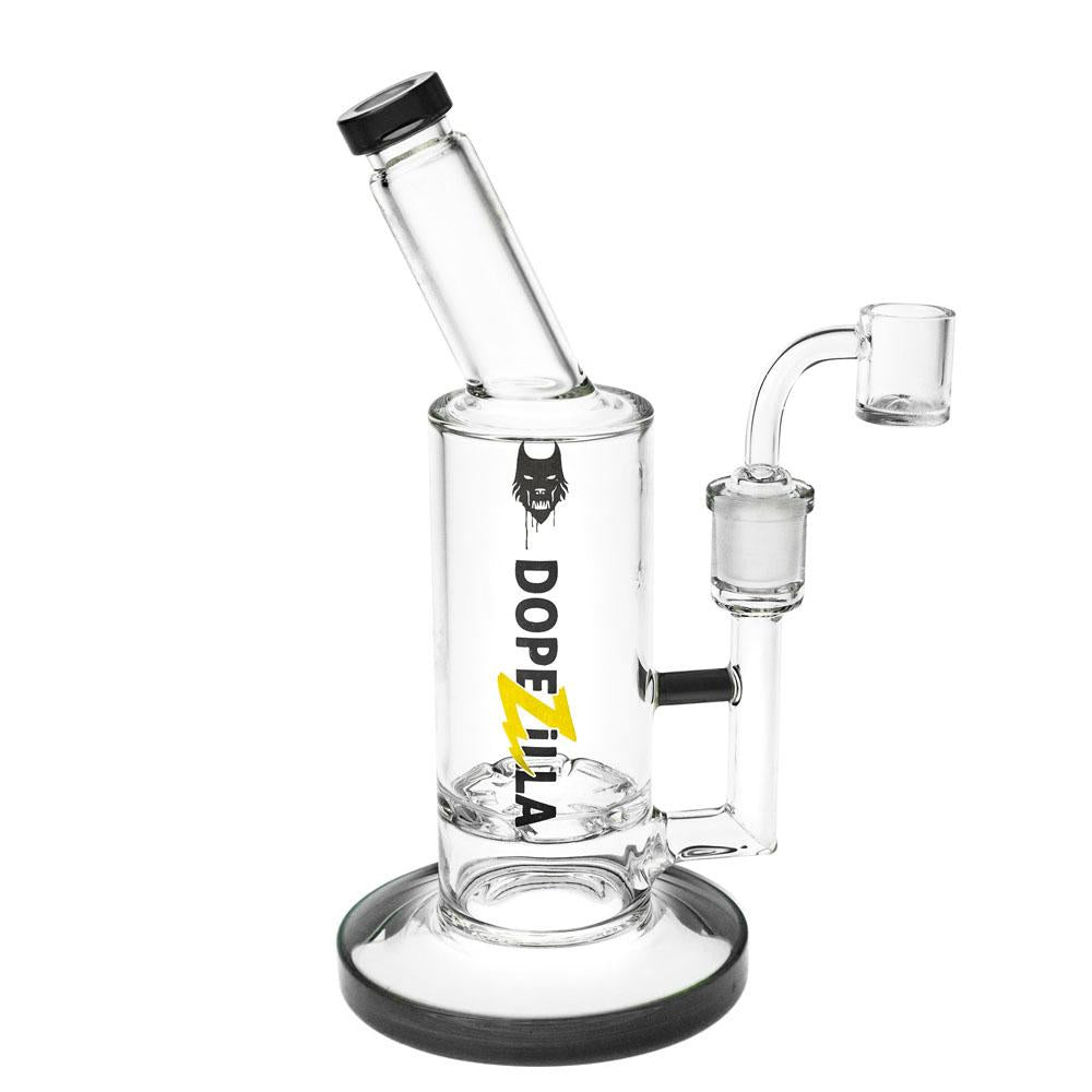 Dopezilla Glass Lycan Dab Rig | 9 Inches | Black | side view 1