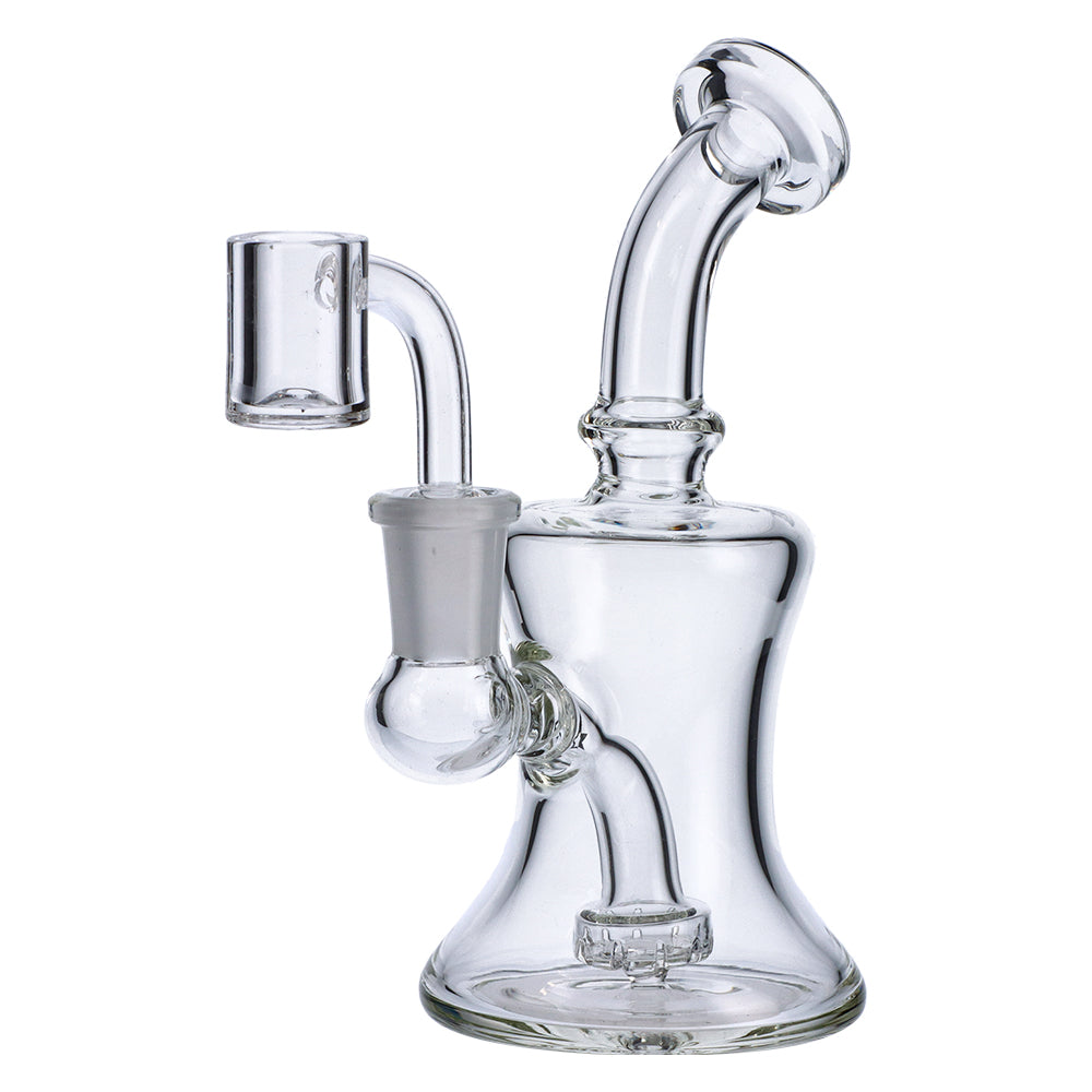 Famous X Bell Dab Rig | 6 Inch | side view 3