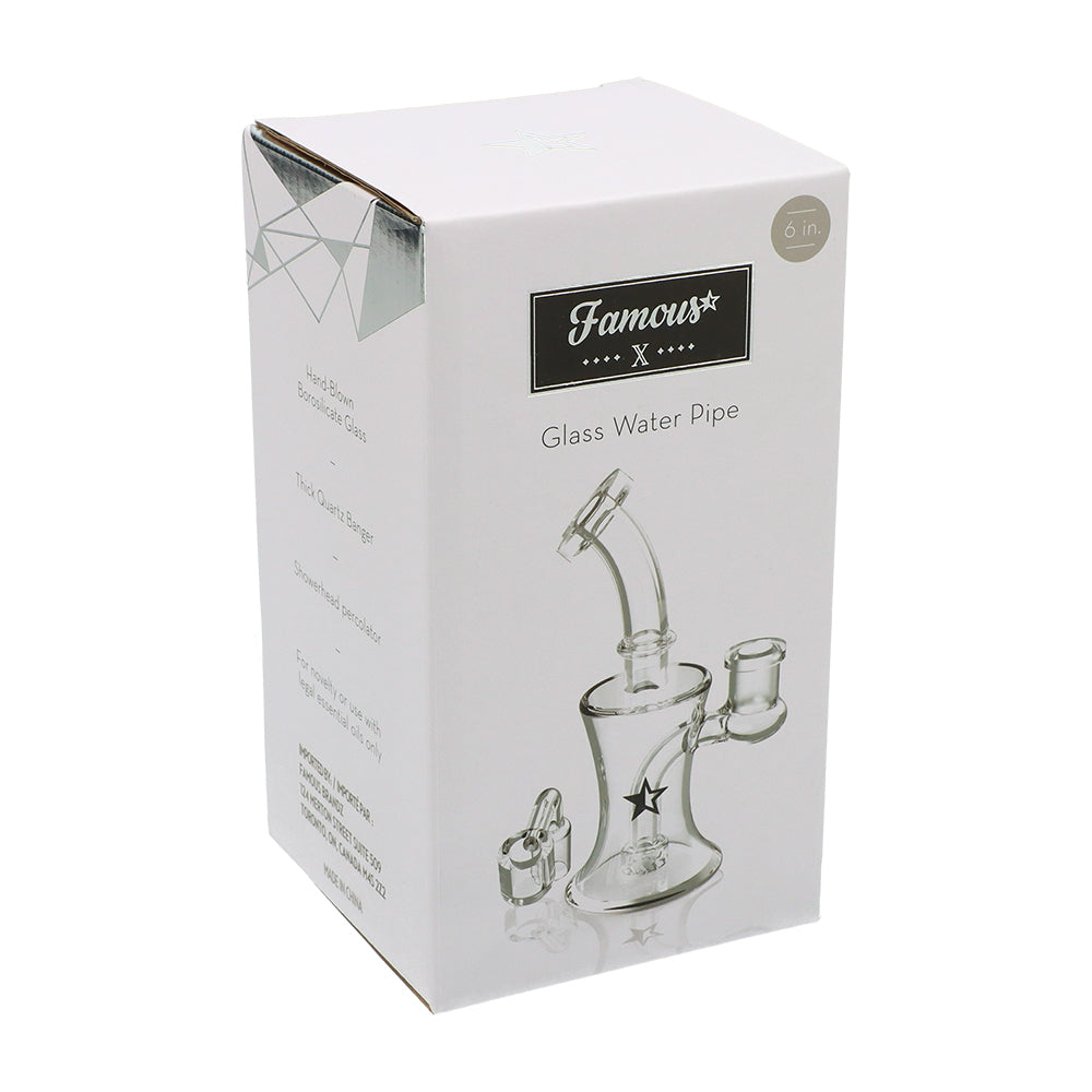 Famous X Bell Dab Rig | 6 Inch | Box