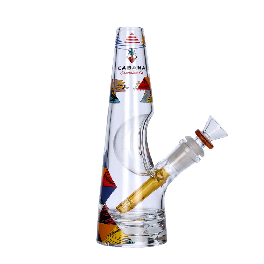 Cabana Cannabis Co. The Sunset Bong | Amber | side view 5