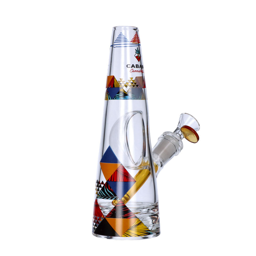 Cabana Cannabis Co. The Sunset Bong | Amber | side view 4