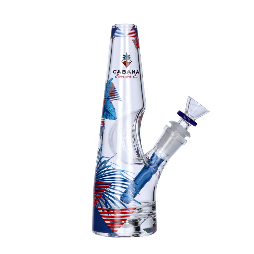 Cabana Cannabis Co. The Sunset Bong | Blue | side view 5