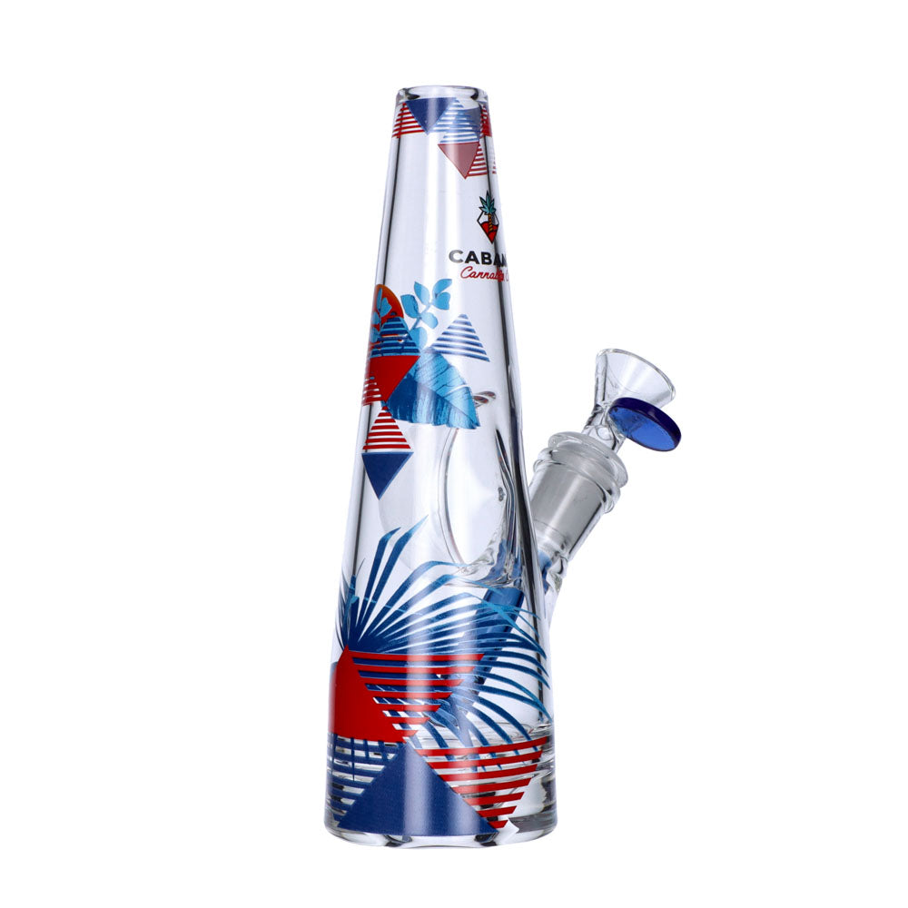 Cabana Cannabis Co. The Sunset Bong | Blue | side view 4