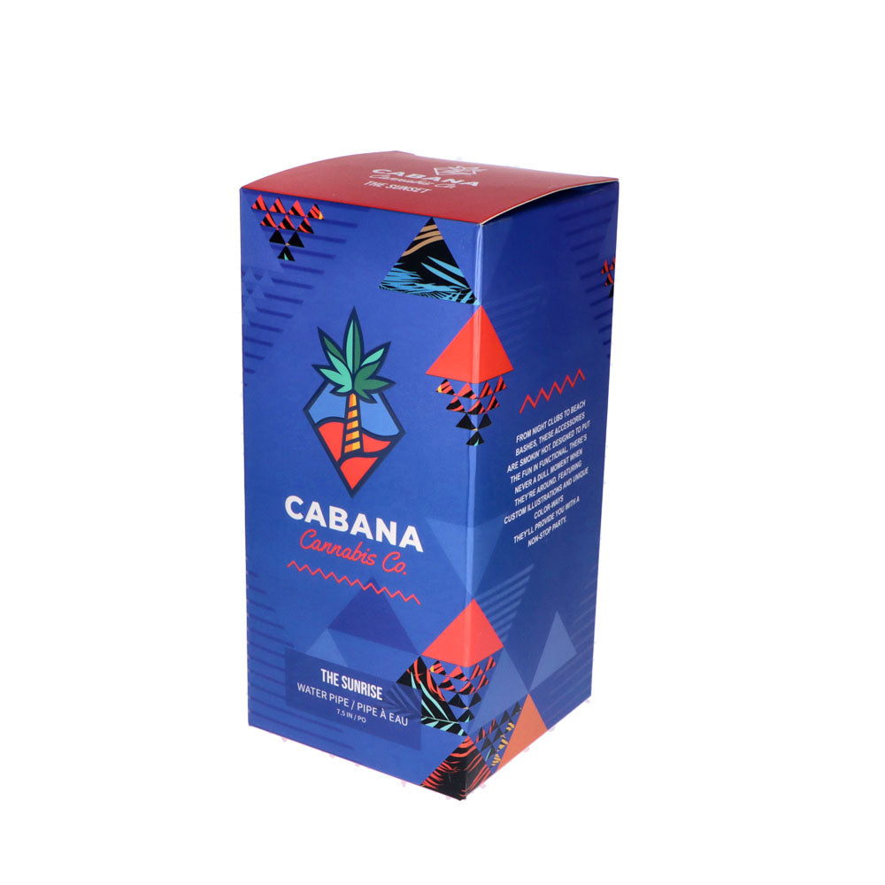 Cabana Cannabis Co. The Sunset Bong | Box | side view 1