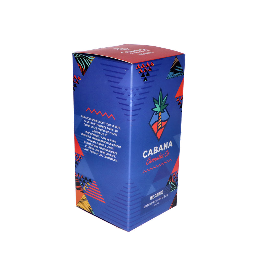 Cabana Cannabis Co. The Sunset Bong | Box | side view 4