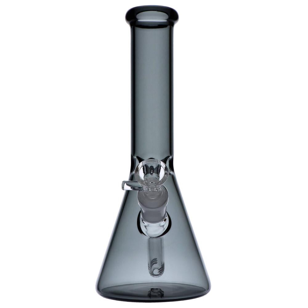 Everyday Essentials Beaker Ice Bong | 10 Inch | Smoke | front view