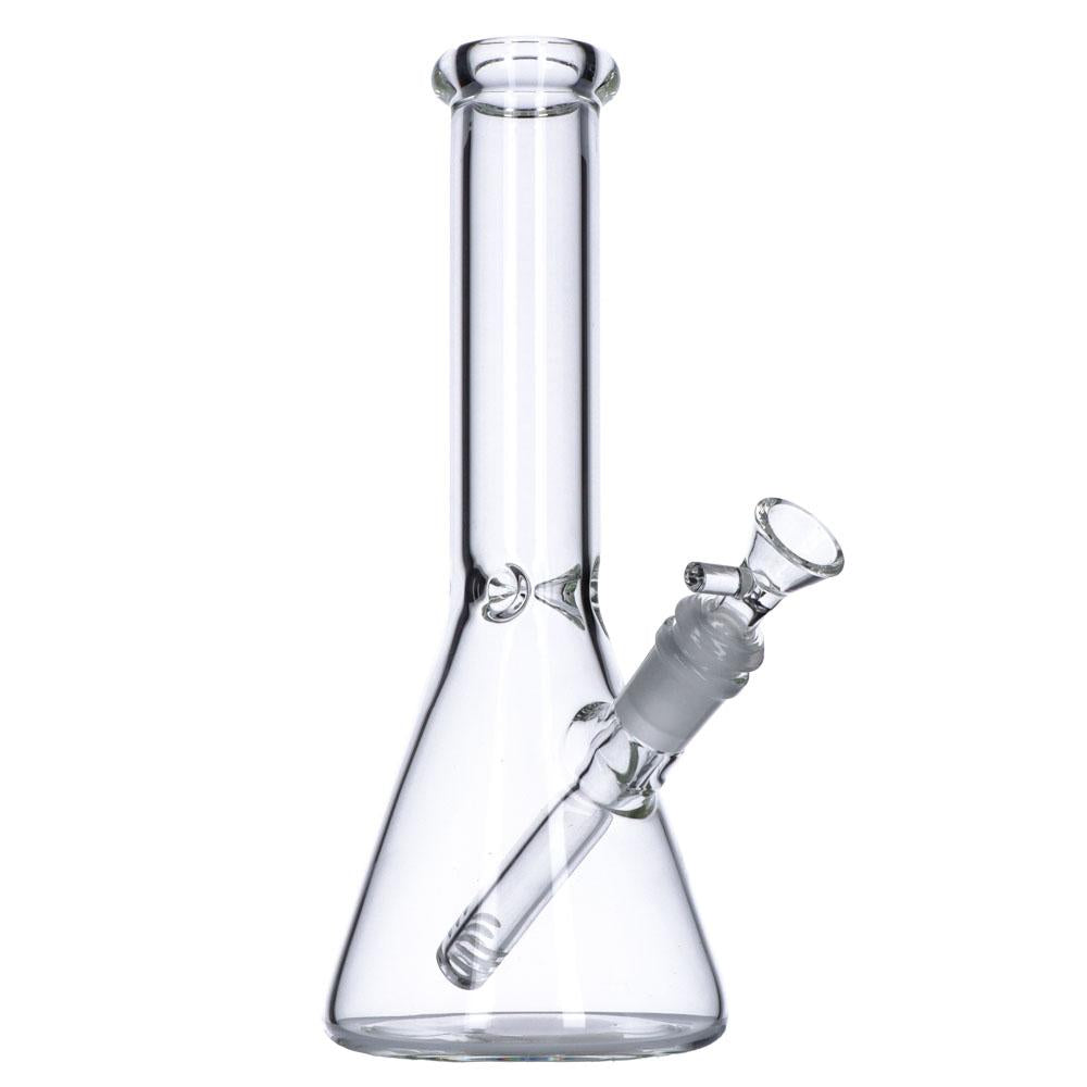 Everyday Essentials Beaker Ice Bong | 10 Inch | Clear | side view 1