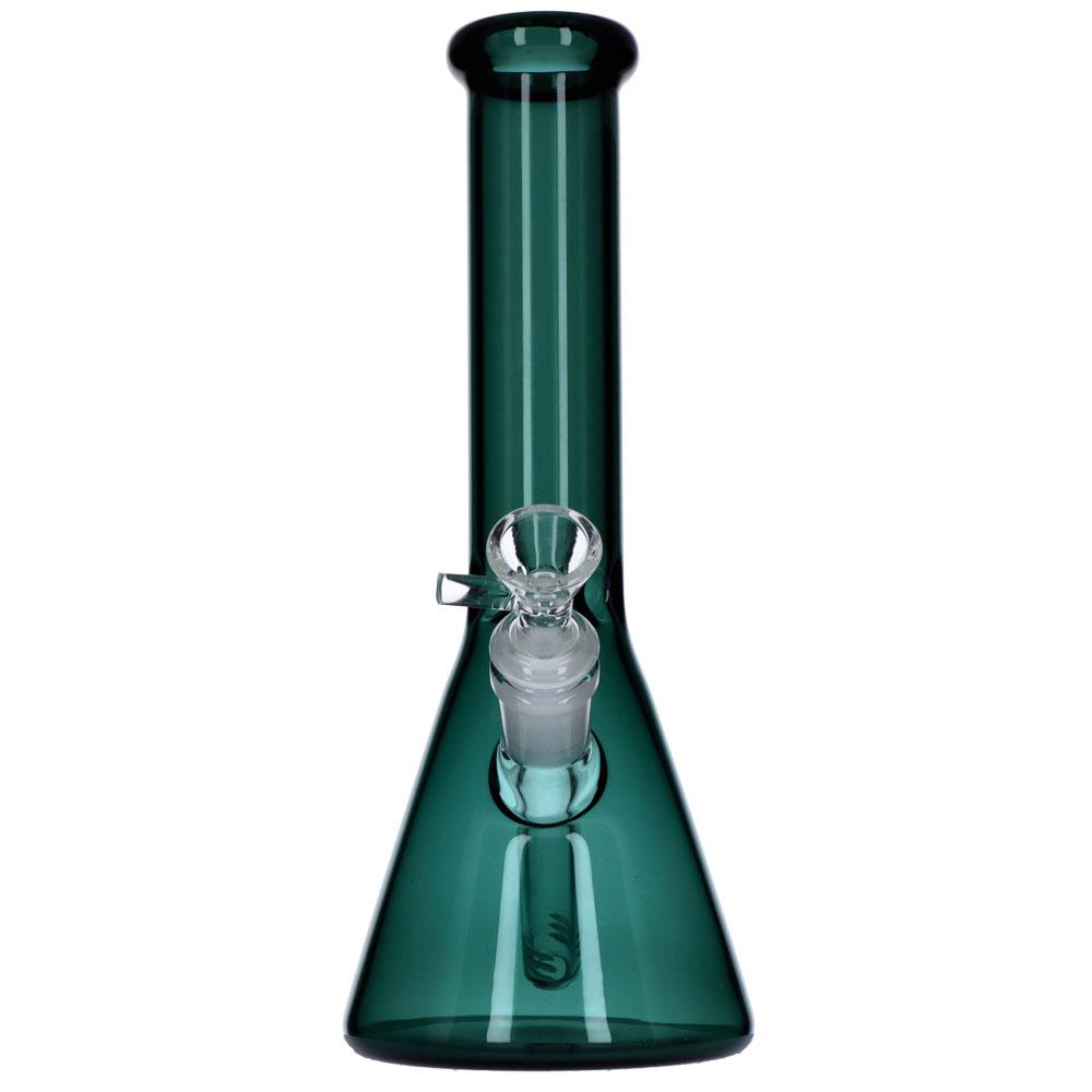 Everyday Essentials Beaker Ice Bong | 10 Inch | Teal | front view
