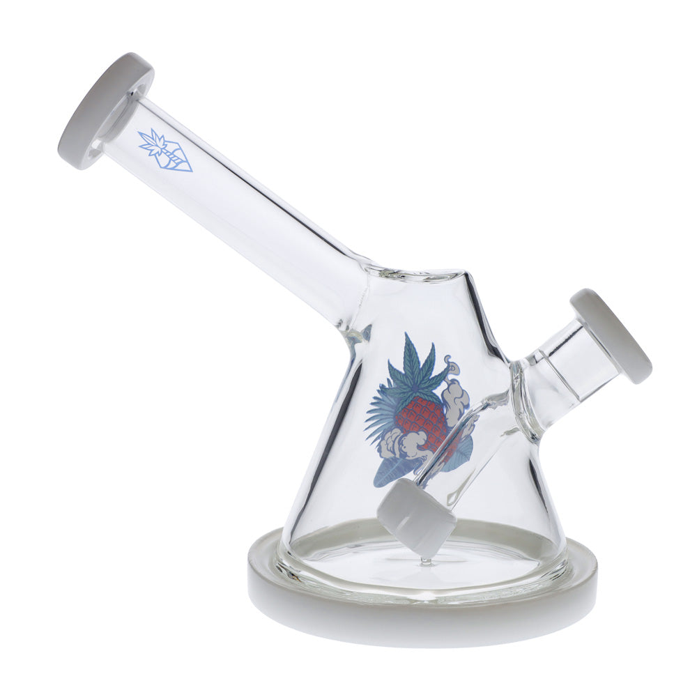 Cabana Cannabis Co. Beaker Base Bong | white | without bowl
