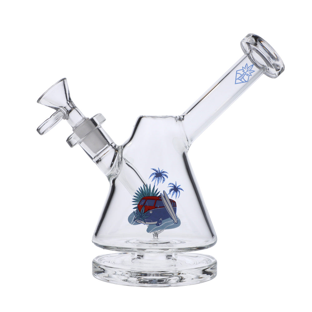 Cabana Cannabis Co. Beaker Base Bong with Circular Foot