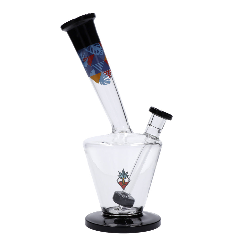 Cabana Cannabis Co. Upside Down Beaker Base Bong | Black | without bowl