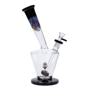 Cabana Cannabis Co. Upside Down Beaker Base Bong | Black | side view 1