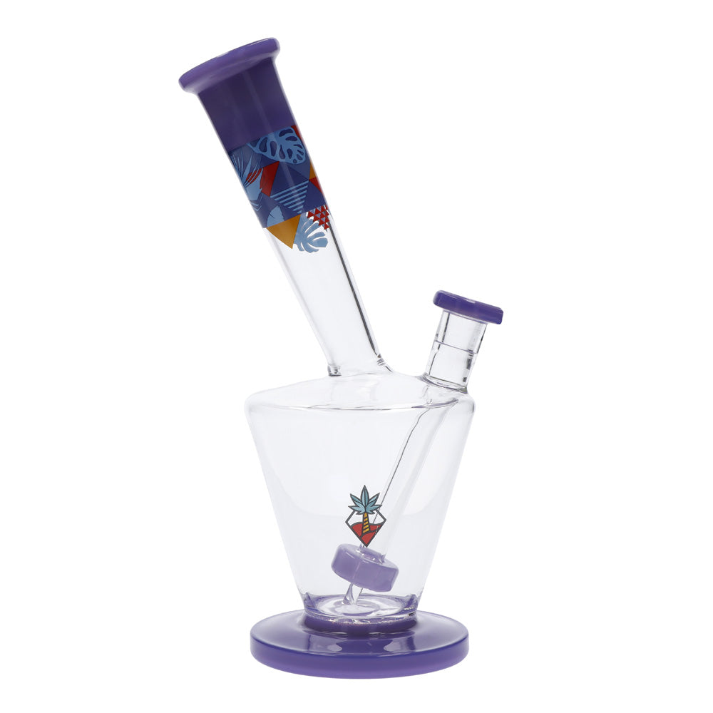 Cabana Cannabis Co. Upside Down Beaker Base Bong | Purple | without bowl