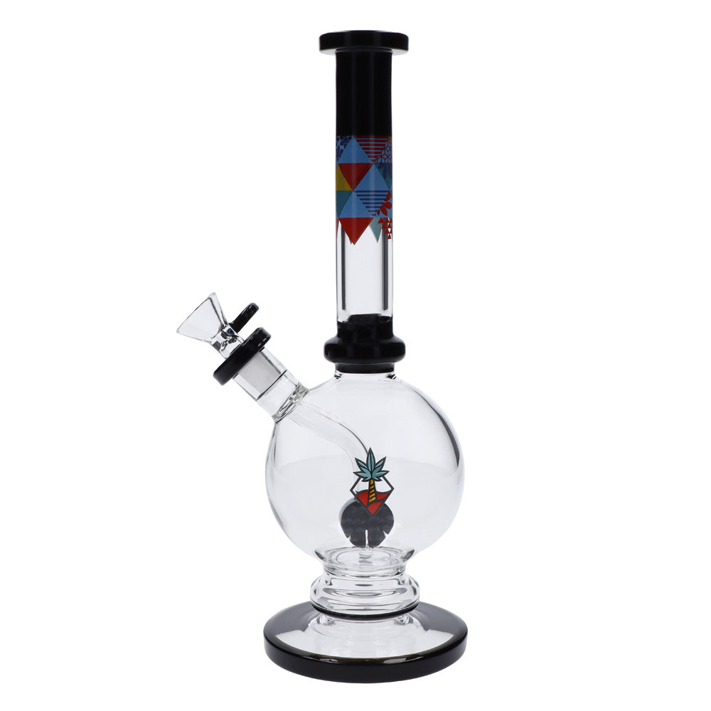 Cabana Cannabis Co. Bubble Base Bong with Circular Foot