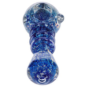 GC Triple Ringed Speckled Spoon Pipe