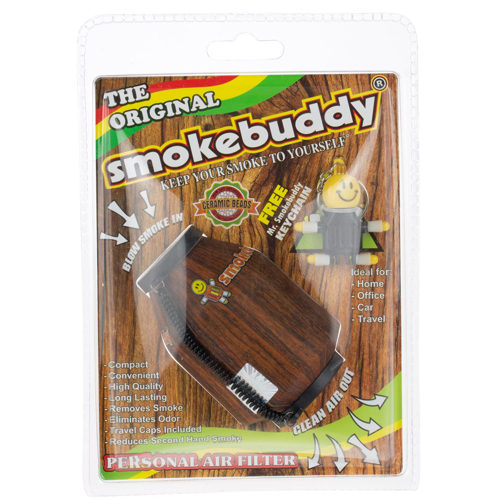 Smokebuddy Original Personal Air Filter | Wood 