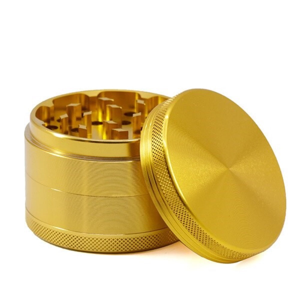 Aluminum Herb Grinder with Pollen Screen and Magnetic Lid | 63mm